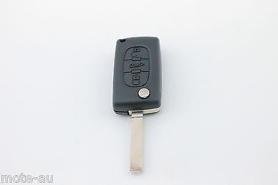 To Suit Citroen C2/C3/C4/C5/C6/C8 3 Button Remote Flip Key Blank Shell/Case/Enclosure | Remote Pro